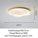 Axyaa Modern White LED Ceiling Light for Home Decor - Indoor Lighting Fixture