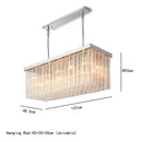 Axyaa Luxury Grand Square Chandelier Pendant Light for Living Room and Restaurant Home Decor