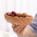 Axyaa Wooden Boat Salad Bowl for Snacks, Fruits, Sushi - Japanese Style Tableware