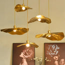 Lotus Flower Pendant Light by Axyaa - Elegant Craft Suspension Pendant for Dining and Hotel Decor