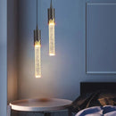 Axyaa Nordic Crystal Pendant LED Ceiling Lamp for Home Decor