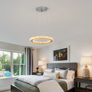 Axyaa K9 Crystal LED Ceiling Chandelier D30cm - Bedroom Aisle Stair Hanging Light