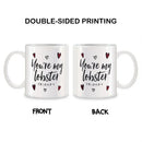 Axyaa Lobster Mug Set | Friends Gift | Novelty Ceramic Tea Coffee Cup