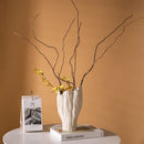 Ceramic Sea Style Vase Pampas Grass Dried Flower Waves Seahorse Starfish by Axyaa