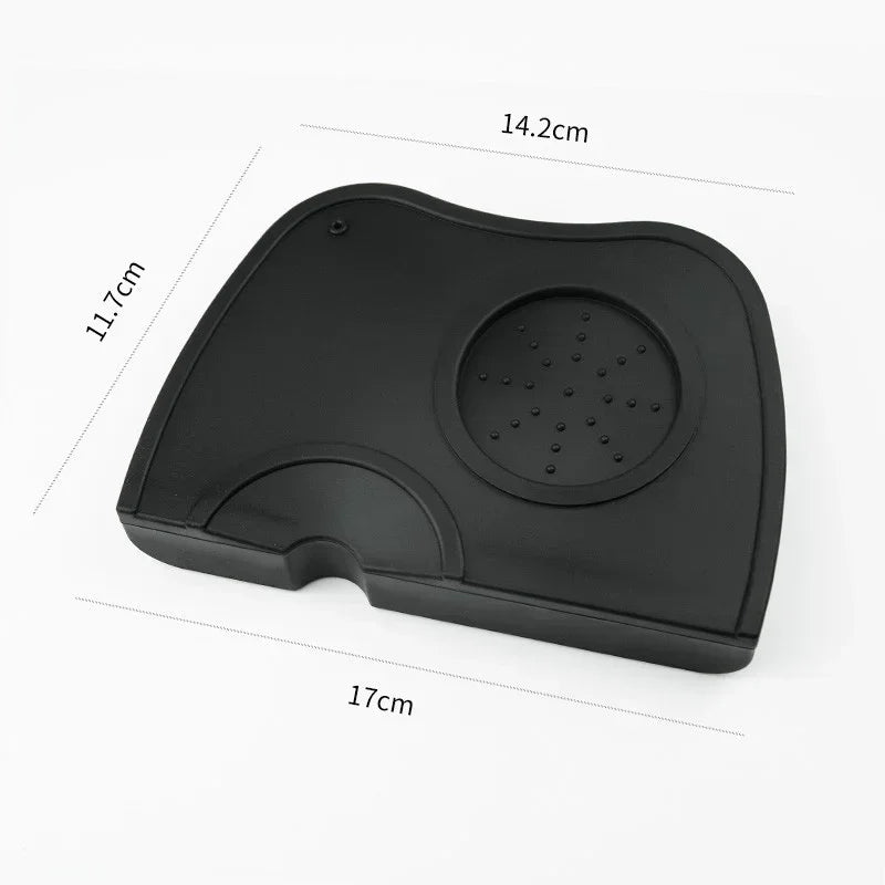 Axyaa Silicone Coffee Tamper Mat for Espresso Tamping Corners