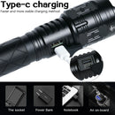 Axya XHP99 Waterproof Rechargeable Tactical Flashlight for Camping, Hiking & Emergencies