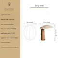 Axyaa Wooden Art Table Lamp | Vintage Retro Design for Living Room, Bedroom, Study