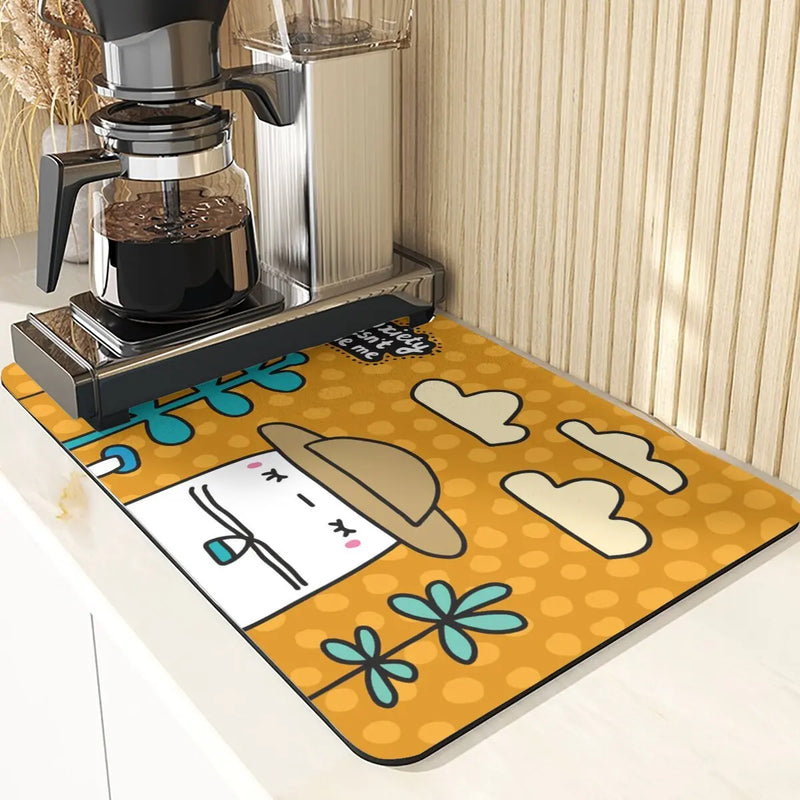 Starry Sky Absorbent Drying Mat - Axyaa Kitchen & Dining Table Mats