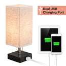 Axyaa Small Desk Lamp with USB Ports, Rechargeable Pull Chain Light for Office and Home