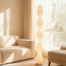 Axyaa Minimalist LED Floor Lamp, Remote Control Dimming, Nordic Ins Style