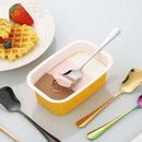 Axyaa Stainless Steel Dessert Spoon Set - Gourd Shape Coffee Yogurt Ice Cream Gift