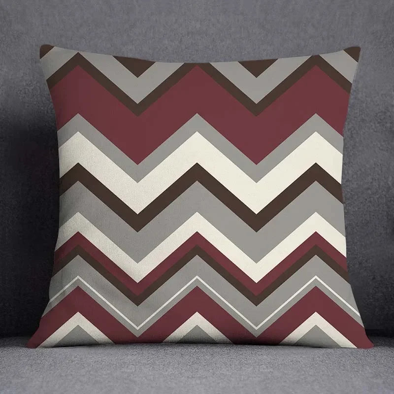 Axyaa Geometric Color Pillowcase Square Cushion Cover 45x45