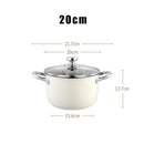 Axyaa 304 Stainless Steel Non-stick Soup Pot with Lid - Induction Cooker & Gas Stove Compatible