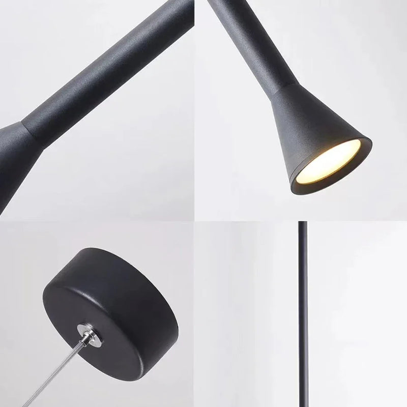 Axyaa Nordic Horn-Shaped Pendant Chandelier for Modern Living Room
