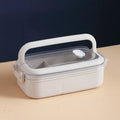 Axyaa Wheat Straw Microwave Lunch Box for Kids - Portable Bento Container