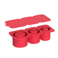 Axyaa Silicone Ice Cube Mold with Lid, Non-Stick and Easy Demoulding for Soft Ice Cubes