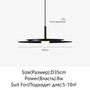 Axyaa Modern LED Flying Saucer Chandelier for Home Decor