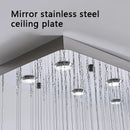 Axyaa Nordic Green Stone Glass LED Pendant Chandeliers for Dining Room