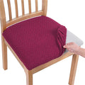 Axyaa Stretch Jacquard Dining Chair Covers: Durable Seat Slipcovers & Protector