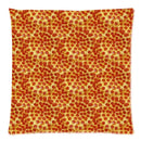 Axyaa Cheese Pizza Pattern Polyester Cushion Cover 45X45CM