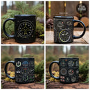 Axyaa Space Shuttle Fighter Console Ceramic Mug - Ideal Gift for Pilots