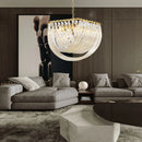 Axyaa Nordic Glass Tube Chandelier Ceiling Lamp for Modern Living Room, Restaurant, Bedroom