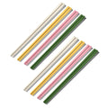 Axyaa Silicone Chopsticks Set 5/8Pairs - Non-slip Japanese Noodle Sushi Chopsticks