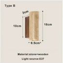 Axyaa Japanese Stone Staircase Bedside Wall Lamp