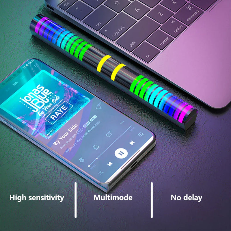 Axya RGB Voice Control Rhythm Light - Music Sync LED Ambient Light