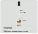 Axyaa Nordic LED Pendant Chandelier: Modern Aluminum Hanging Lamp for Home Indoor Decor