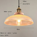 Axyaa Retro Glass Chandelier for Dining Desk, Bar, and Shop Décor