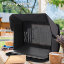 Axyaa Laptop Sun Shade Hood for Outdoor Work, Fits Macbook Lenovo Dell.