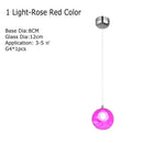 Axyaa Colorful Glass Ball Bubble Chandelier