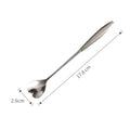 Axyaa Stainless Steel Heart Spoon for Coffee, Desserts & More