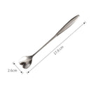Axyaa Stainless Steel Heart Spoon for Coffee, Desserts & More