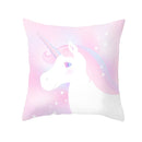 Axyaa Purple Unicorn Rainbow Sunrise Pillowcase for Home Decor
