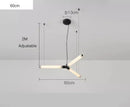 Axyaa Chandelier: Nordic Minimalist Design for Restaurant, Coffee Shop & Living Room