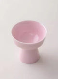 High Footed Ceramic Plate for Chinese Afternoon Tea Desserts by Axyaa