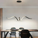 Axyaa Aluminum Pendant Light: Modern Minimalist Creative Lighting for Dining Area