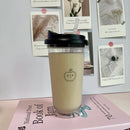Axyaa Iced American Coffee Cup Tritan Water Bottle for Women