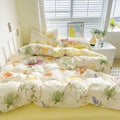Axyaa Spring & Summer Floral Cartoon Print 4-Piece Set
