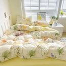 Axyaa Spring & Summer Floral Cartoon Print 4-Piece Set
