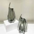 Axyaa Glass Vase Ornaments Flower Arrangement Hydroponic Decor Vases