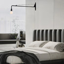 Axyaa Retro Iron Long Arm Wall Lamp LED