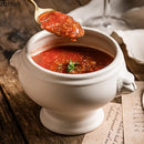 Axyaa Lion Head Ceramic Soup Bowl with Embossed Handle - Set of 2