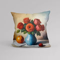 Axyaa Flower Pot Pattern Pillow Cover for Luxury Home Decor