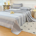 Axyaa Cotton Thickened Old Coarse Cloth Bed Sheet Set - Single Piece