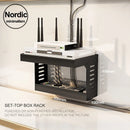 Axyaa Router Rack Shelf for Wifi Routers & Remote Control Storage