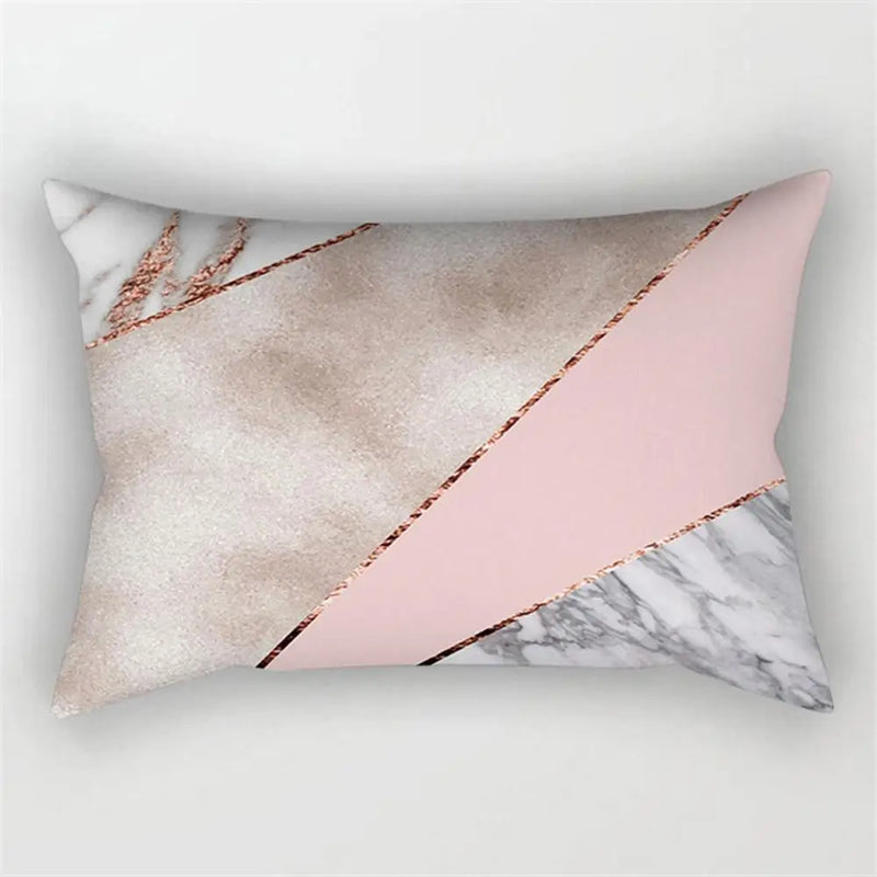 Axyaa Geometric Striped Rectangular Pillowcase for Home Decor