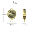 Axya Metal Compass: Outdoor Flip Cover, Zinc Alloy, Retro Style, Photography Props